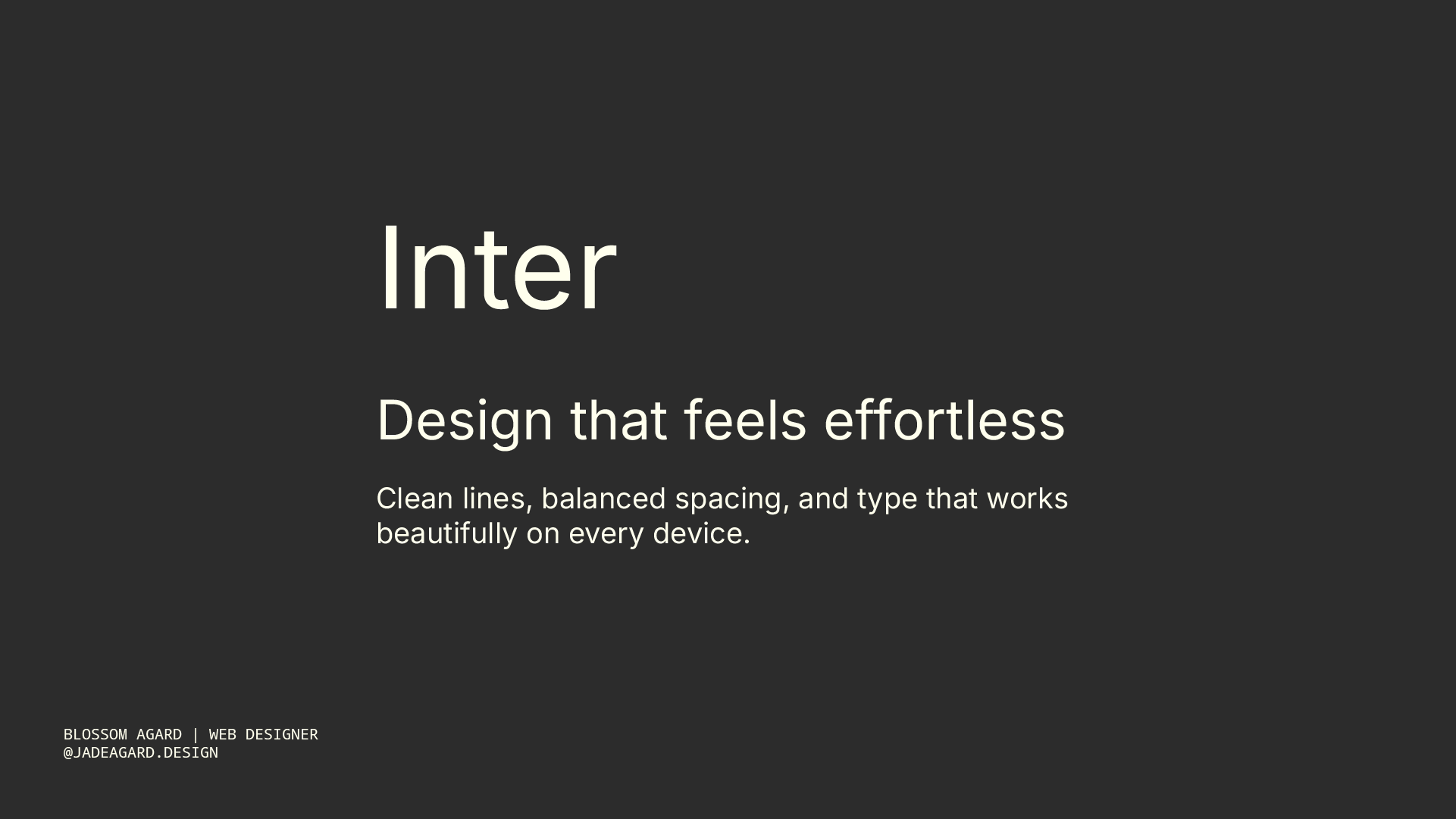 Inter - Best Google fonts for modern web design