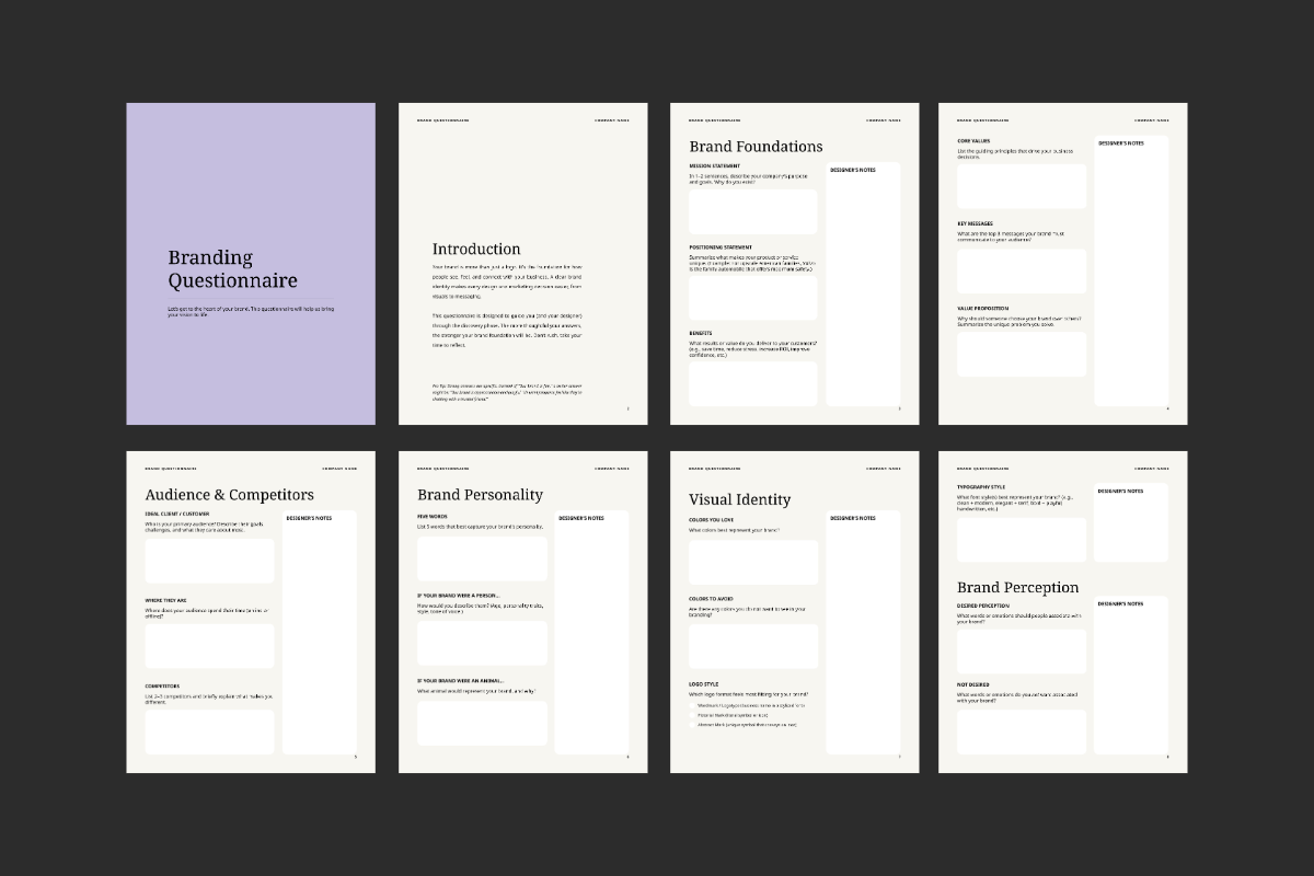 Brand Strategy Toolkit for Adobe, Affinity & Express