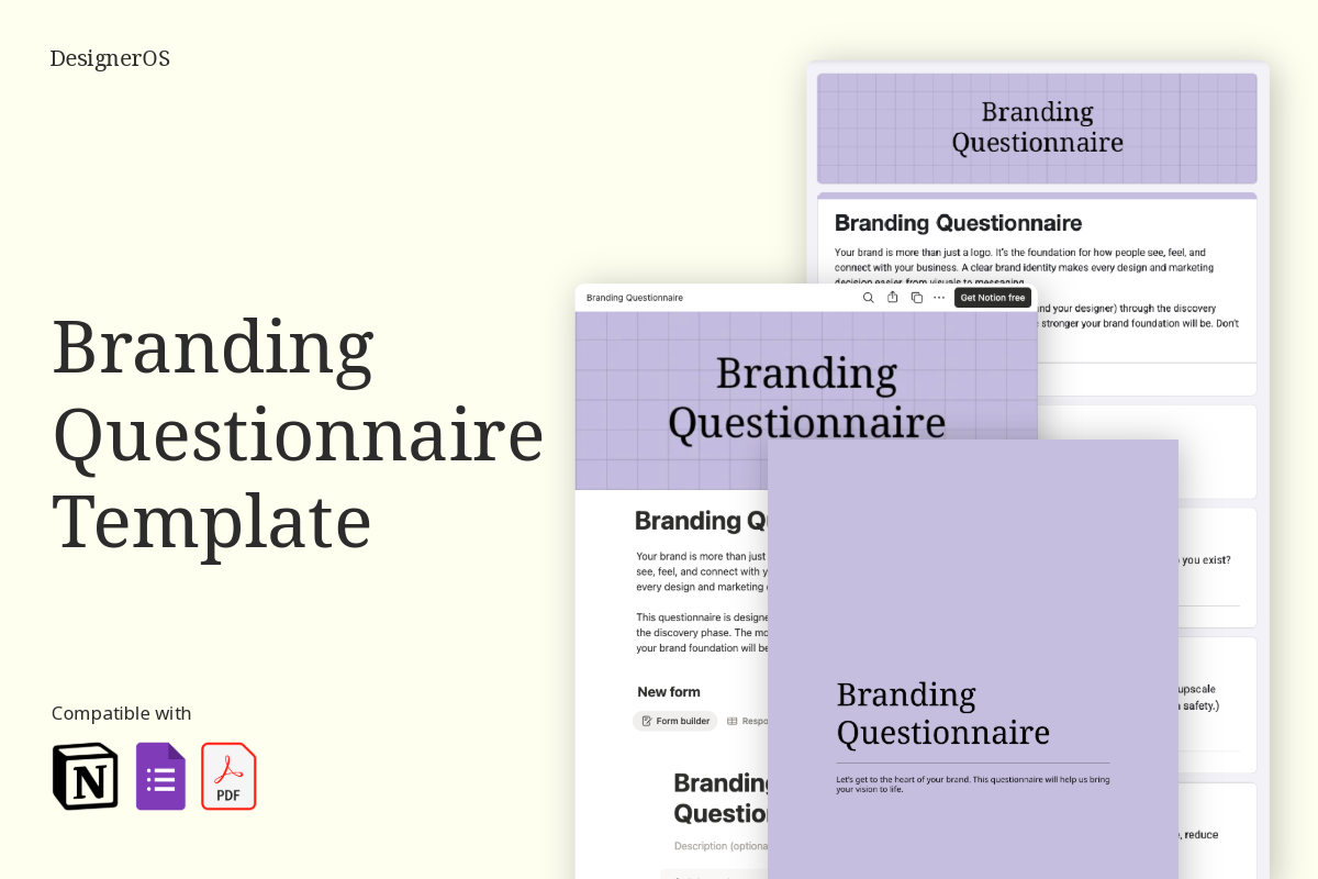 Branding Questionnaire Template