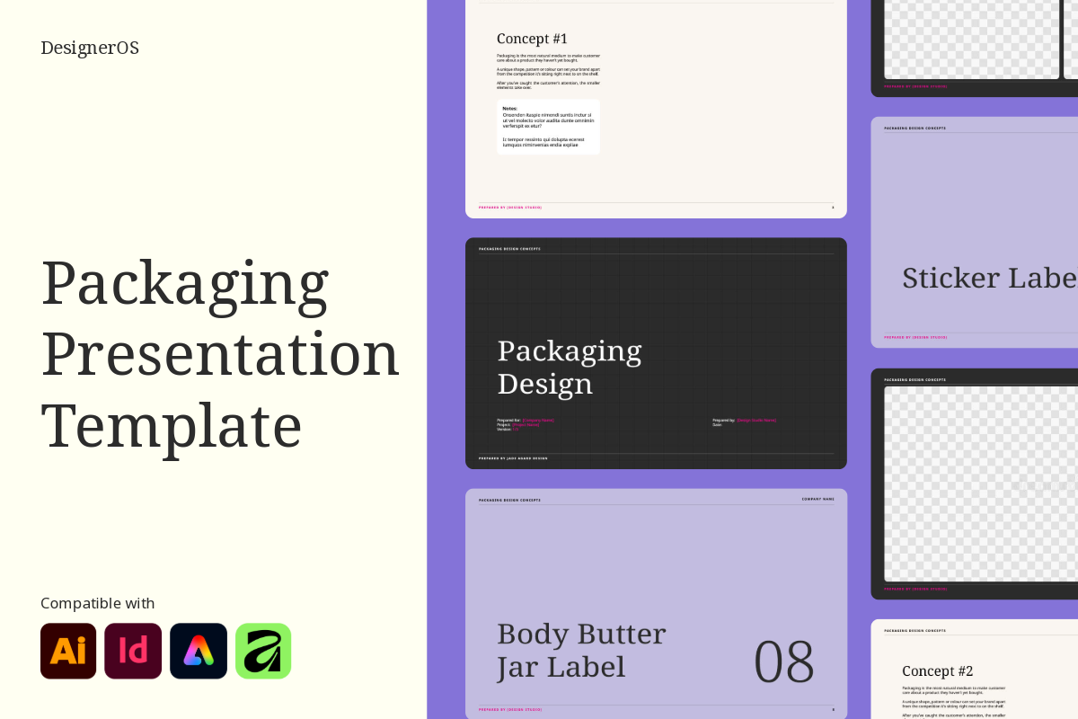 Packaging Presentation Template